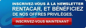 inscrivez vous a la newsletter Rent A Car