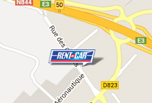 location voiture rentà car Nantes Bouguenais